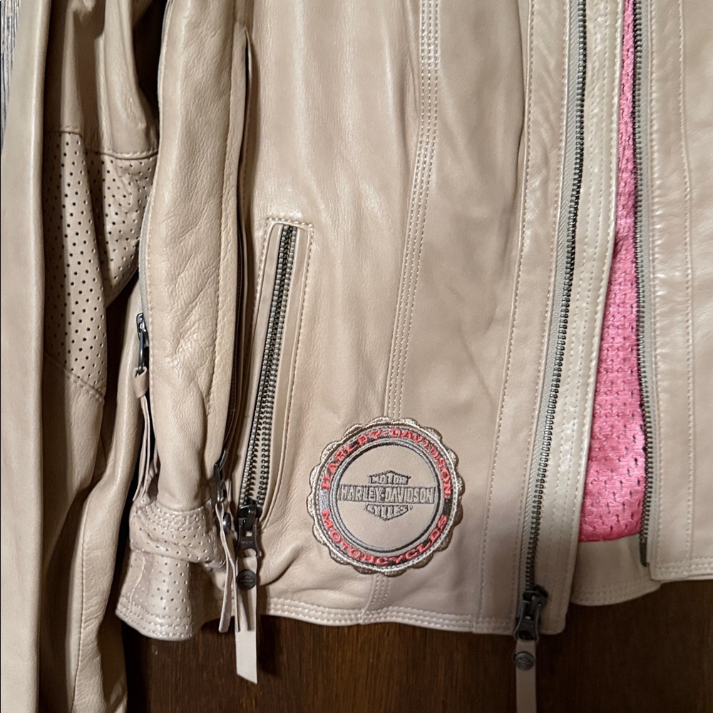 Harley Davidson leather jacket (S) - Picture 4 of 12